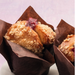 MUFFIN TULIPE FRUITS ROUGES